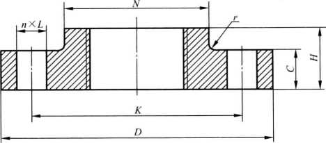 平面（FF)帶頸螺紋鋼制管法蘭 (適用于 PN 6、PN 10、PN 16、PN 25 和 PN 40